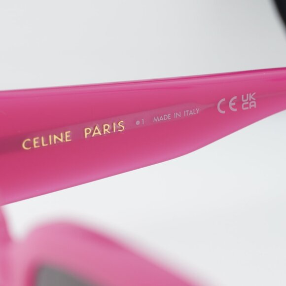 Celine CL40287U 72E Rectangle Sunglasses – Pink/Brown